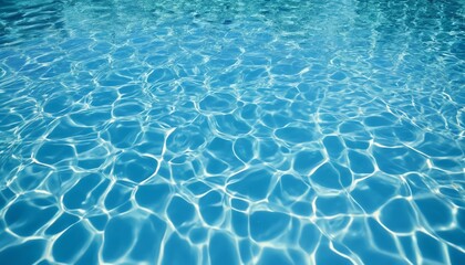 Obraz premium Sparkling Blue Water Texture Perfect for Summer Backgrounds or Relaxing Designs