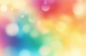 Obraz premium Soft pastel rainbow gradient background with smooth blurred colors, abstract dreamy backdrop for creative design, ideal for banners, websites, presentations, posters, or digital wallpapers
