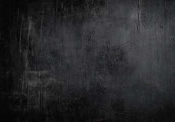 Obraz premium Dark grunge black background with scratched texture, distressed rough surface, abstract dark gray backdrop for design