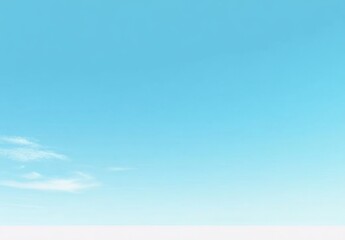 Minimalist clear blue sky background with no clouds, wide copy space for design, clean and calm atmosphere, ideal for banner, website, or presentation