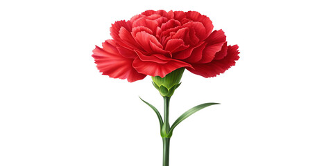 Red Carnation Flower Isolated on Transparent Background &ndash; Realistic Single Bloom Clipart

Beautiful Red Carnation Blossom with Transparent Background &ndash; Floral PNG Cutout