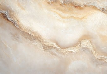 Obraz premium Beige abstract background with soft stone or marble texture, smooth neutral tone surface for design, banner or product mockup