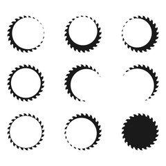  saw blade vector design,carpentry tool logo design,vintage,badge,editable design 