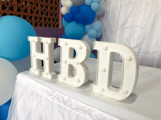 birthday cake with candles