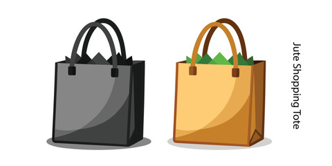 Jute Shopping Tote – Reusable Eco-Friendly Bag, Durable Natural Fiber Grocery Tote for Daily Use, Market & Beach