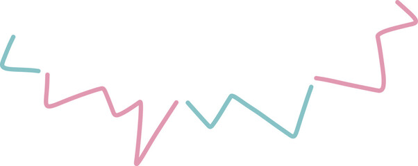 Naklejka premium かわいいギザギザの吹き出しイラスト素材