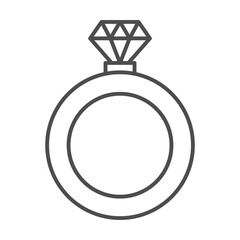 Ring Icon Set Multiple Style Collection