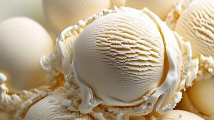 Tasty vanilla ice cream, background ,