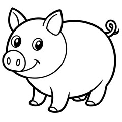 piggy bank vector illustration