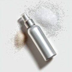 Minimalist Spray Bottle with Salts: Beauty and Wellness