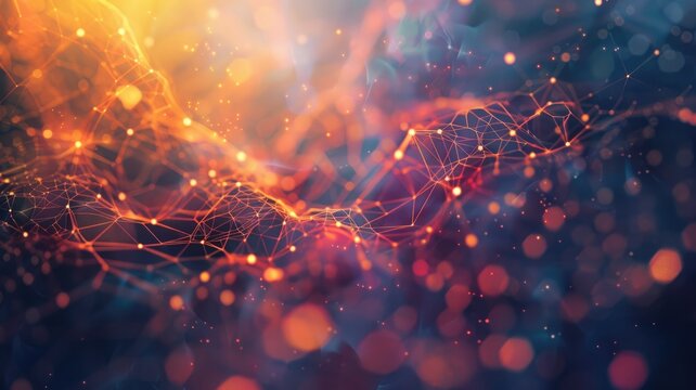 The abstract picture about inside of brain contain neuron system structure create seamless pattern scenery. Healthcare medical scanning image concept perfect for hospital or neurology design. AIG53.