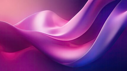 Obraz premium Abstract fluid forms in vibrant shades of purple and pink.