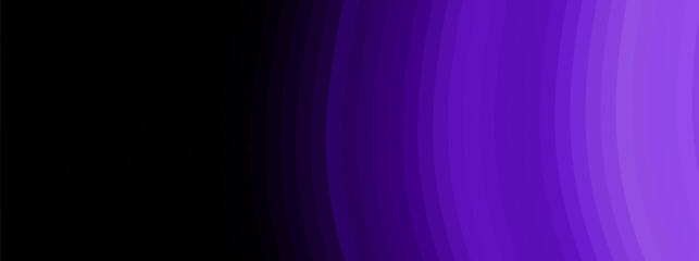 Fototapeta premium Abstract purple gradient background with curved lines transitioning from dark to light