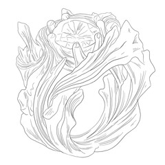 Unique hand-drawn jewelry sketch with intricate designs, perfect for accessory branding, fashion, or artistic jewelry concepts.	