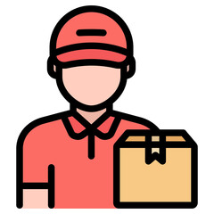 Delivery Man Icon