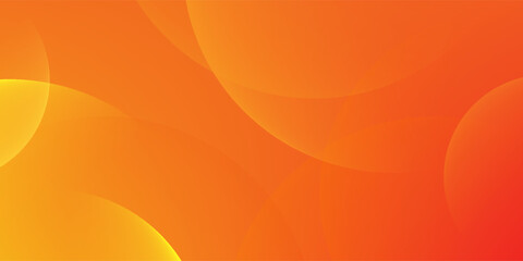 Minimal geometric background. Orange elements with fluid gradient. Dynamic shapes composition. Eps10 vector