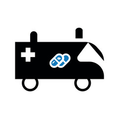 Healthcare and medicine drug icon.