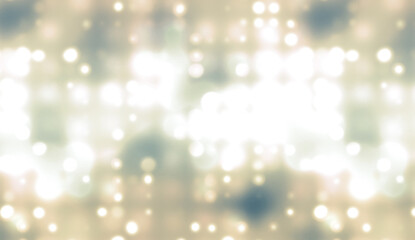 Blurred sparkling lights casting warm, festive glow against soft background, evoking celebratory holiday ambiance