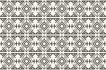 Minimal tribal line art pattern background with ethnic geometric motifs. Perfect for textiles, crafts, boho style backgrounds, wrapping paper, digital prints, and wall art.