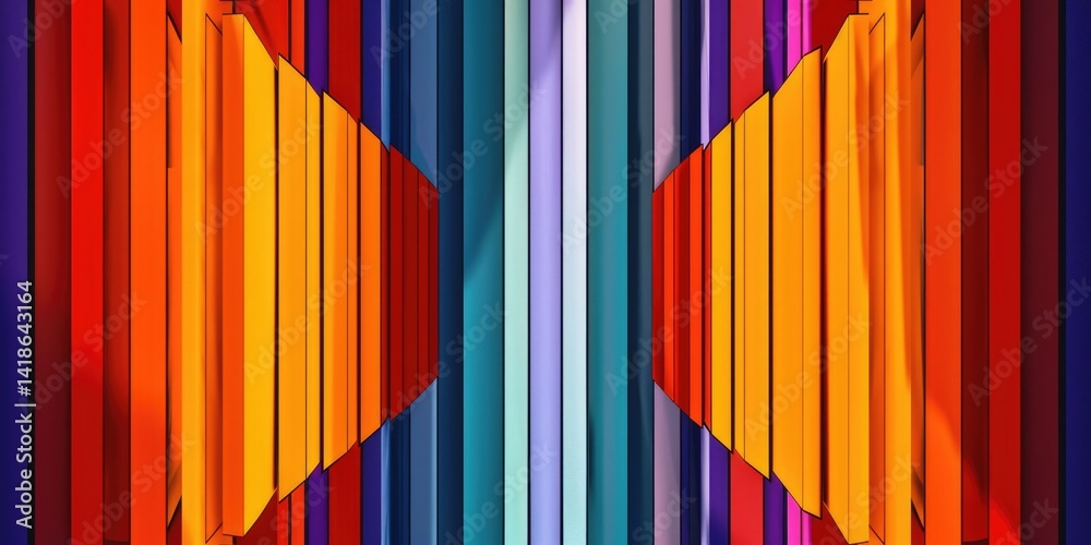 Poster geometric abstract pattern with colorful overlapping diamonds. seamless design for wallpaper. abstra