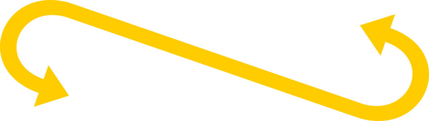 Obraz premium Arrow Hand Drawn Line Vector Element