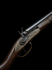 old flintlock black powder muskets