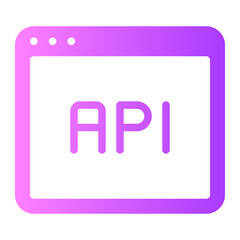 api gradient icon