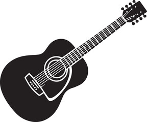 Fototapeta premium A Guitar Vector Art Illustration EPS File 