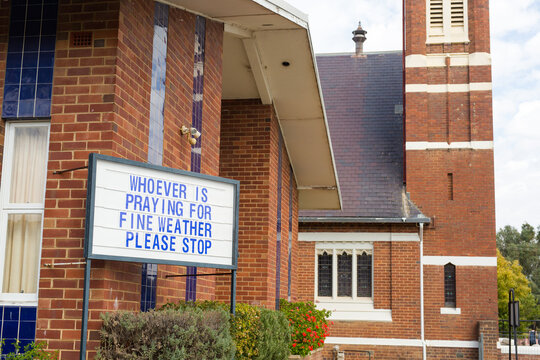 Sign outside the uniting church