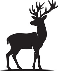 A Deer Vector Art Illustration EPS File
