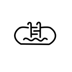 Entry to pool icon