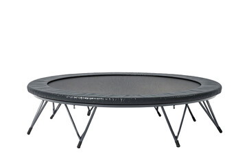 Child's Round Black Trampoline
