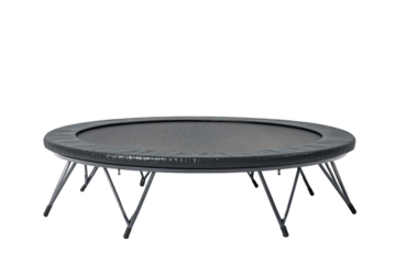 Child's Round Black Trampoline