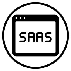 saas glyph icon