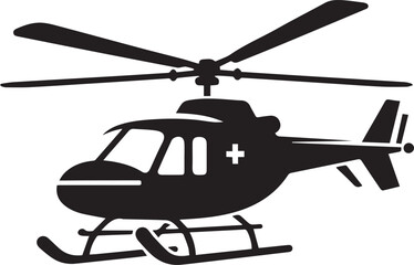 Beautiful Black Helicopter Vector Silhouette Art This Is An Editable And Printable Vector Eps File
