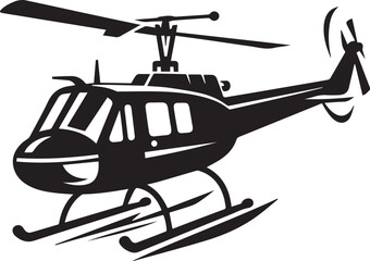 Beautiful Black Helicopter Vector Silhouette Art This Is An Editable And Printable Vector Eps File
