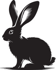 A Hare Vector Art Illustration EPS File
