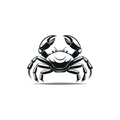 Crab Vector Illustration – Bold Marine Animal Design for Seafood Logos, Apparel, and Decals