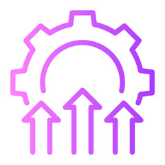 software development gradient icon