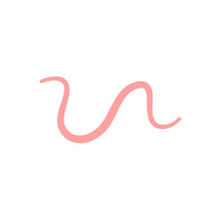 Pinworm parasite icon