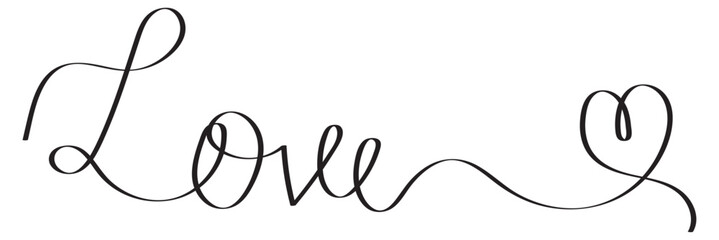 One continuous drawing of two hearts with red color love sign symbol design. Variety colorful love sign. Heart hand drawn icon vector illustration.