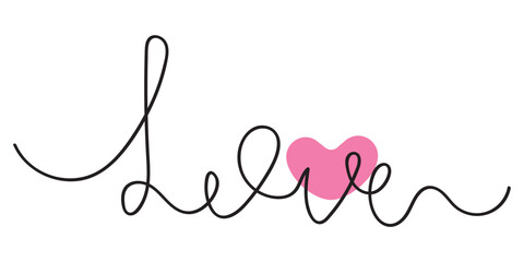 Heart continuous line drawing. Single contour heart for love design. Single line art sketch heart. Thin flourish ribbon and romantic symbol in simple linear style. Doodle contour vector illustration.
