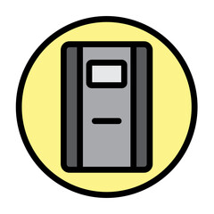 Tactical Shield Vector Filled Icon Design