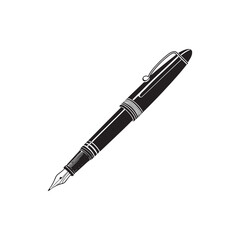 Pen silhouette clip art