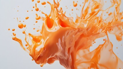 Orange Juice Splash Explosion.