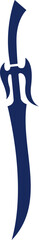 Sword Silhouette Vector Element Set