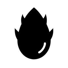Dragon Fruit Icon Vector Illustration