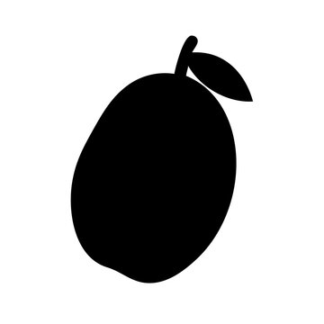 Mabolo Fruit Icon Vector Illustration