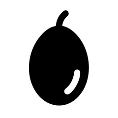 Sapodilla Fruit Icon Vector Illustration