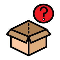 Gadget Box Vector Filled Icon Design